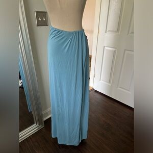 BCBG Max Azria maxi skirt size XXS, blue